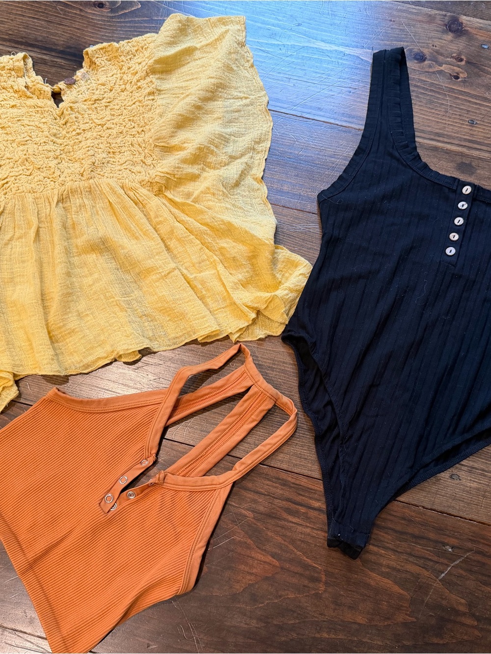 Free People lot of 3 tops